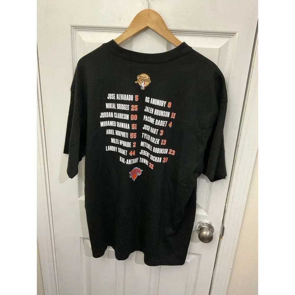 New York Knicks 2026 NBA Champions Always Knicks Roster T-Shirt Size Large New
